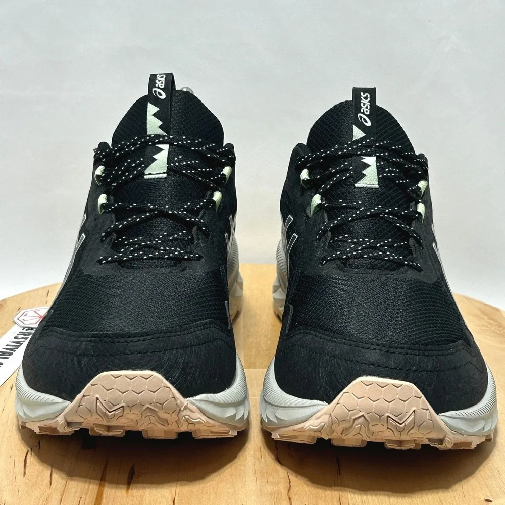 ASICS Gel Venture 10 Black Whisper Green Women's Running Sneaker - Size 12